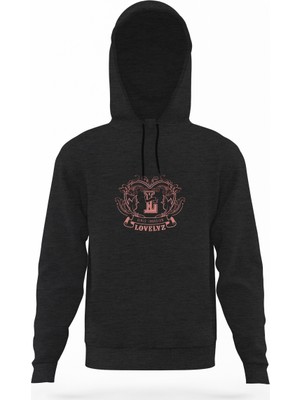 Tshirthane Lovelyz Invasion Lovelyz Woollim Eğlence Kız Invasion Füme Antrasit Erkek Kapüşonlu Sweatshirt Uzun