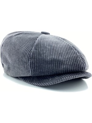 Kadife David Beckham Model Ingiliz Erkek Kasket Şapka