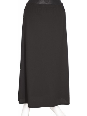 Hesna, Destan Yanı Zımba Detaylı Siyah Etek