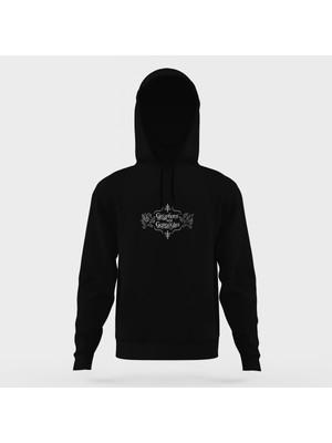 Tshirthane Riverdale Gryphons And Gargoyles Siyah Erkek Kapüşonlu Sweatshirt Uzun Kol