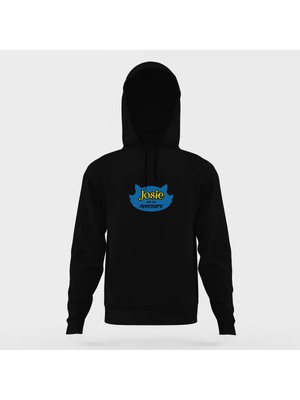 Tshirthane Riverdale Josie And The Pussycats Siyah Erkek Kapüşonlu Sweatshirt Uzun Kol