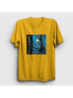 Presmono Unisex Sarı Fear Of The Dark Iron Maiden T-Shirt