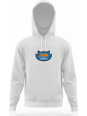 Tshirthane Riverdale Josie And The Pussycats Beyaz Erkek Kapüşonlu Sweatshirt Uzun Kol