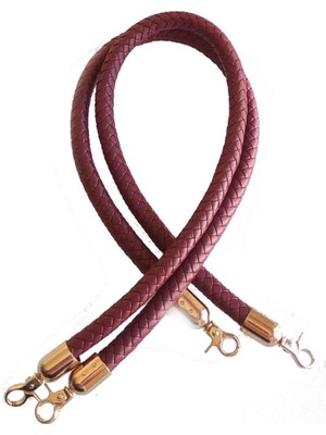 Angel Çanta Akssesuar Örme Çanta Sapı, Bordo Renk