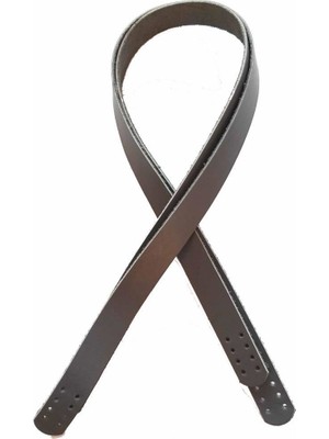 Angel Çanta Aksesuar Gri Renk Gerçek Deri 70X2.3 Cm Çift Sap