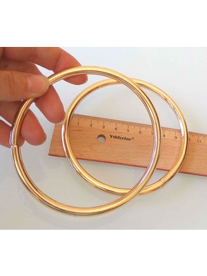 Angel Çanta Aksesuar 10 Cm Light Gold Renk Metal Çanta Sapı