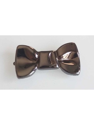 Angel Çanta Aksesuar Füme Fiyonk Plaka Süs