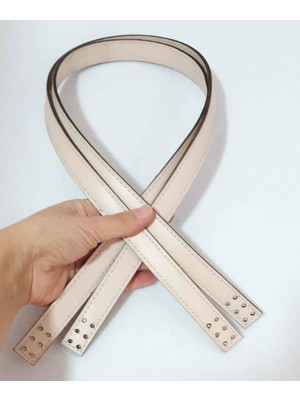 Angel Çanta Aksesuar Krem Renk 70X2 Cm Çanta Sapı