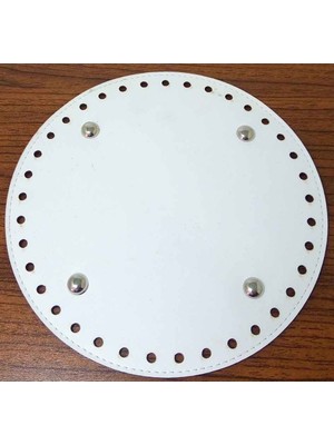 Angel Çanta Aksesuar Beyaz Renk 20 Cm Yuvarlak Taban