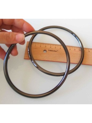 Angel Çanta Aksesuar 11 Cm Füme Renk Metal Çanta Sapı