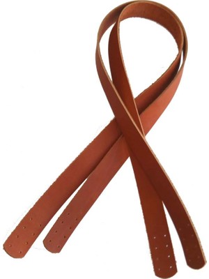 Angel Çanta Aksesuar Taba Renk Gerçek Deri 70X2.3 Cm Çift Sap