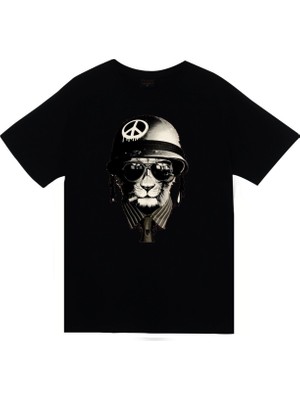 Stonedfame Aslan Baskılı T-Shirt