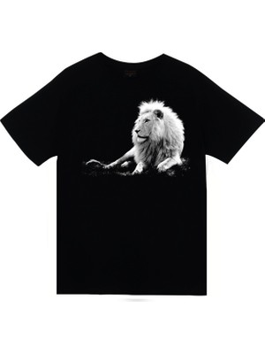 Stonedfame Aslan Baskılı T-Shirt