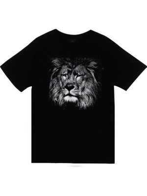 Stonedfame Aslan Baskılı T-Shirt