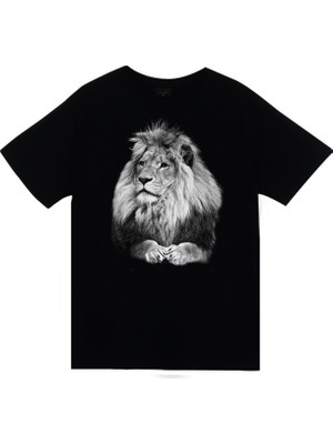 Stonedfame Aslan Baskılı T-Shirt