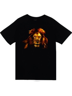 Stonedfame Aslan Baskılı T-Shirt