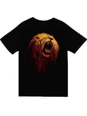 Stonedfame Aslan Baskılı T-Shirt