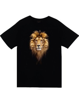 Stonedfame Aslan Baskılı T-Shirt