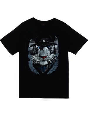 Stonedfame Kaplan Baskılı T-Shirt