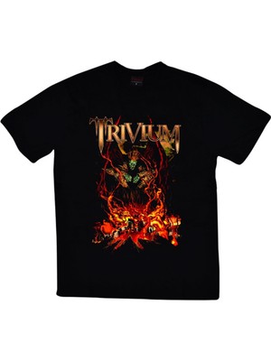 Stonedfame Trivium Baskılı T-Shirt