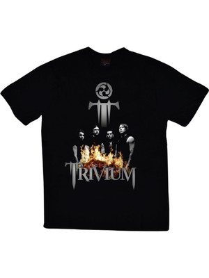Stonedfame Trivium Baskılı T-Shirt