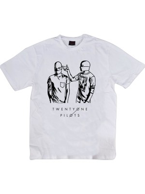 Stonedfame Twenty One Pilots Baskılı T-Shirt