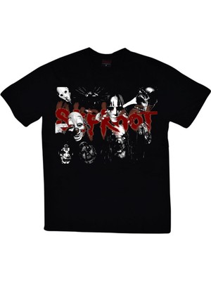 Stonedfame Slipknot Baskılı T-Shirt