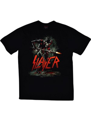 Stonedfame Slayer Baskılı T-Shirt