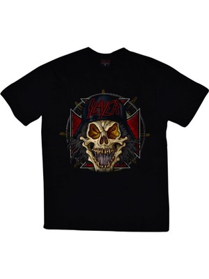 Stonedfame Slayer Baskılı T-Shirt