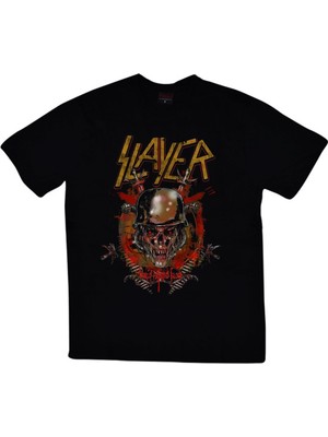 Stonedfame Slayer Baskılı T-Shirt