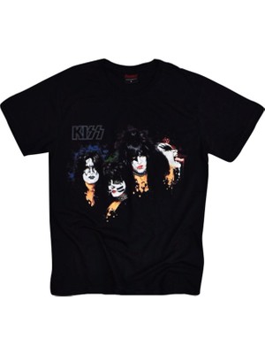 Stonedfame Kiss Baskılı T-Shirt