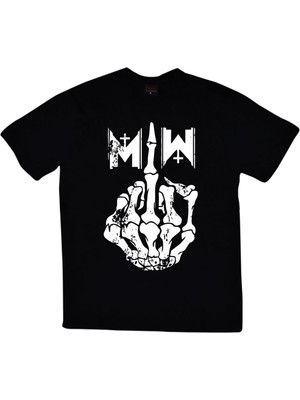 stonedfame Motionless In White Baskılı T-Shirt