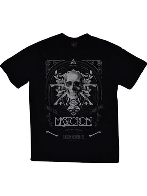 stonedfame Mastadon Baskılı T-Shirt