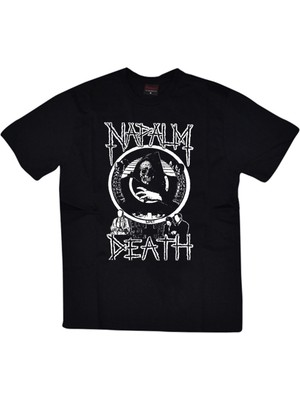 stonedfame Napalm Death Baskılı T-Shirt