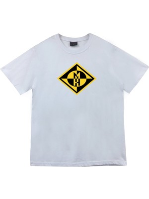 stonedfame Machine Head Baskılı T-Shirt