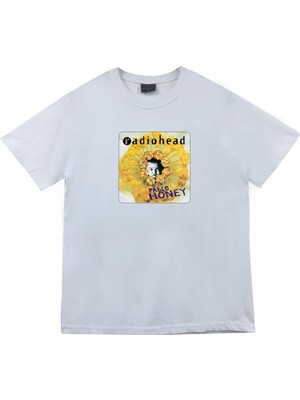 stonedfame Radiohead Baskılı T-Shirt