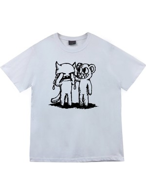 stonedfame Radiohead Baskılı T-Shirt