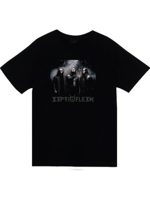 stonedfame Septicflesh Baskılı T-Shirt