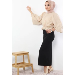 Essah Moda Kadın Siyah Kalem Etek - ME000251