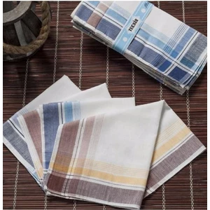 Teksin 36X36 cm 12 Adet Kumaş Mendil Tm 01