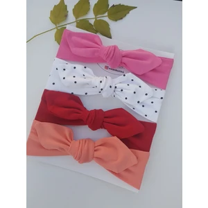 Swan Butik Kız Çocuk Bebek Bandana Toka Seti 4'lü