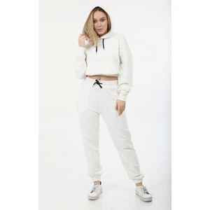 İkmal Crop Model Kapşonlu Takım