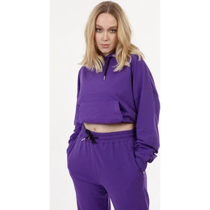 İkmal Crop Model Kapşonlu Takım