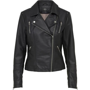 15153079 Only Onlgemma Faux Leather Bıker Otw Noos Kadın  Deri Mont Black