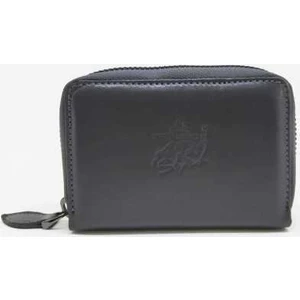 Gri Deri Unisex Kartlık-10 Bölmelim Kartlık