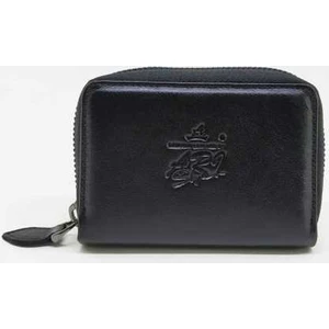 Siyah Deri Unisex Kartlık-10 Bölmelim Kartlık