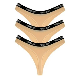 Vanilya Secret Beli Bant Lastikli Pamuklu Tanga 3'lü Paket