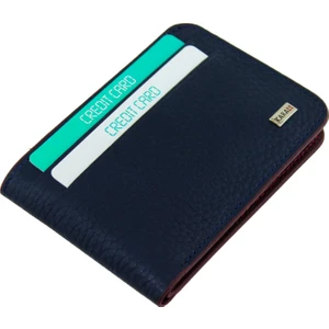 Seta Karali Deri Kartlık Cüzdan 9 Bölme Lacivert/bordo