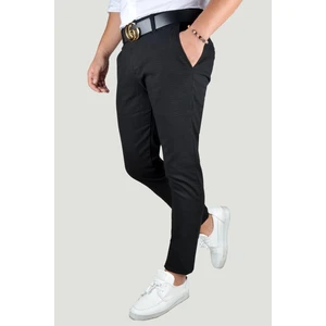 Terapi Men Erkek Keten Pantolon 9Y-2200196-008 Siyah