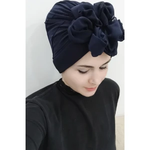 Butik Ayvitrin Kadın Şerit Detay Bone Lacivert